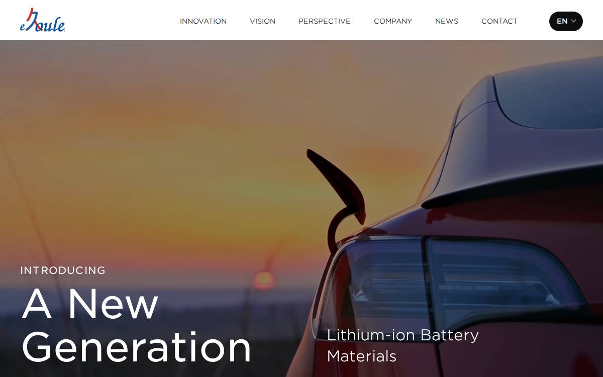 Ejoule website preview