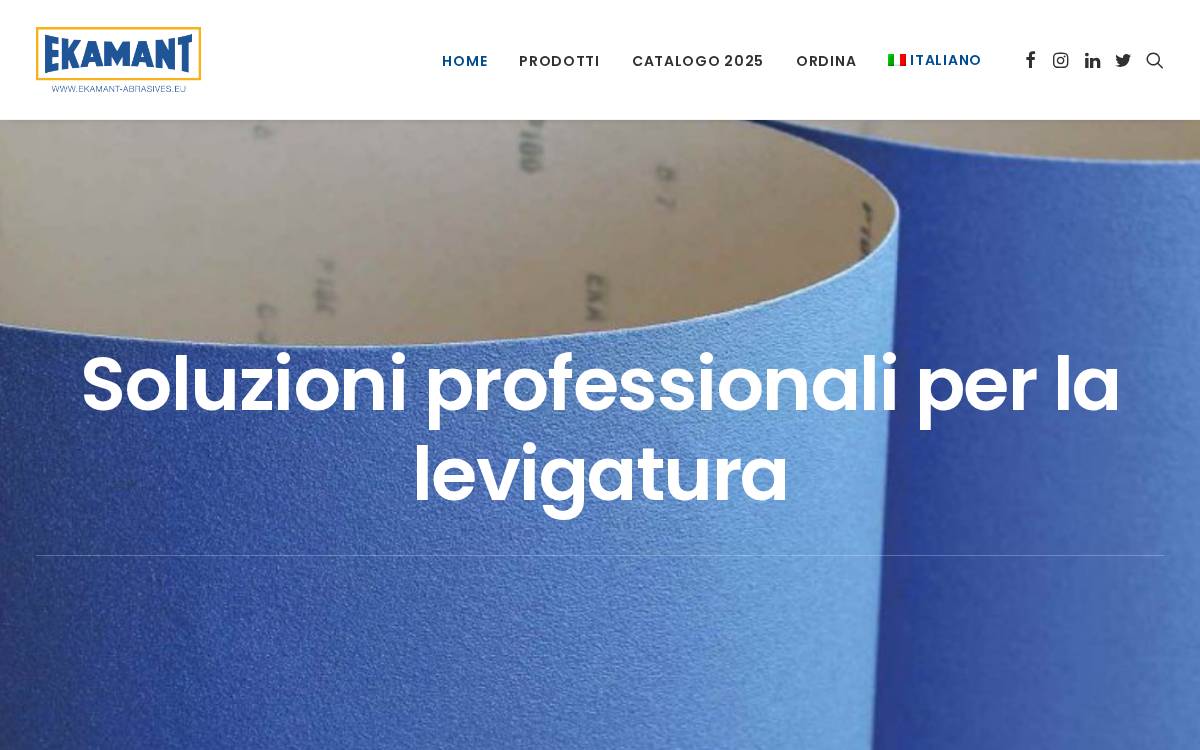 Ekamant Italy website preview