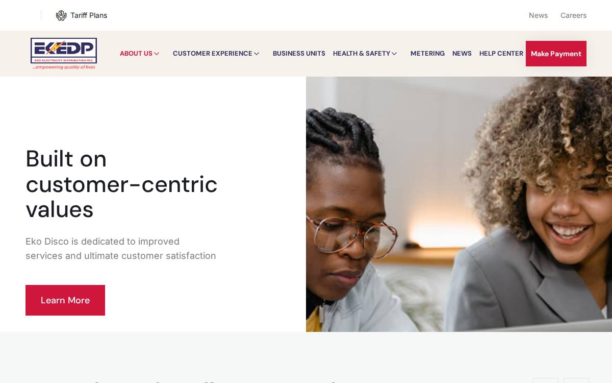 Ekedp website preview