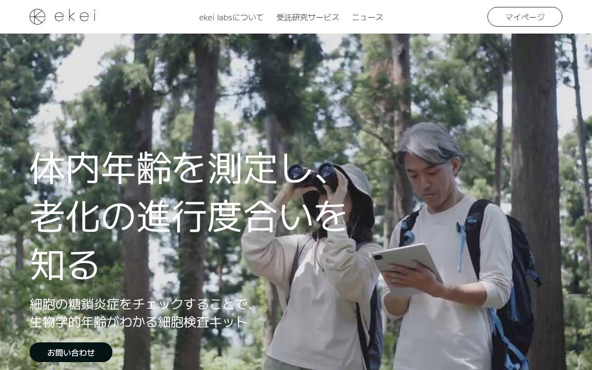 ekei labs website preview