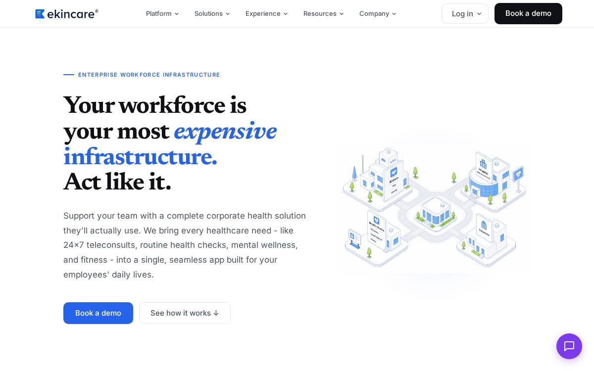 ekincare website preview