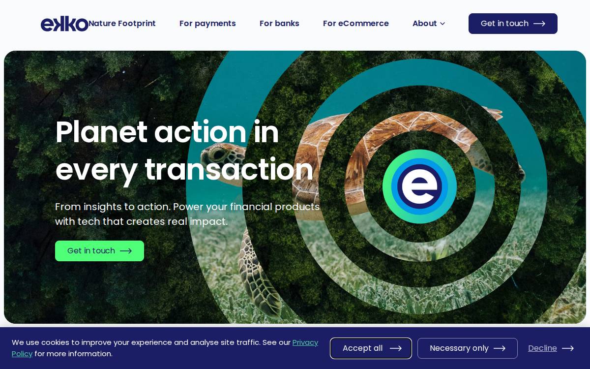Ekko website preview