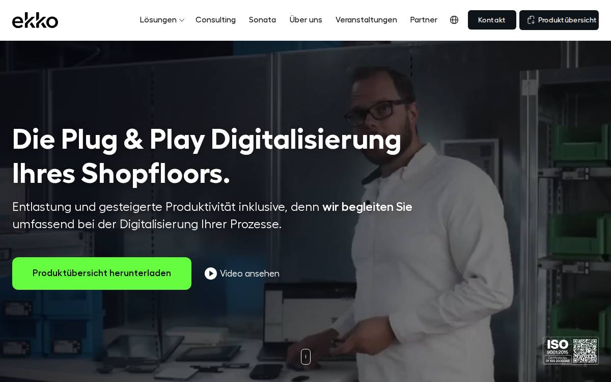 ekko website preview