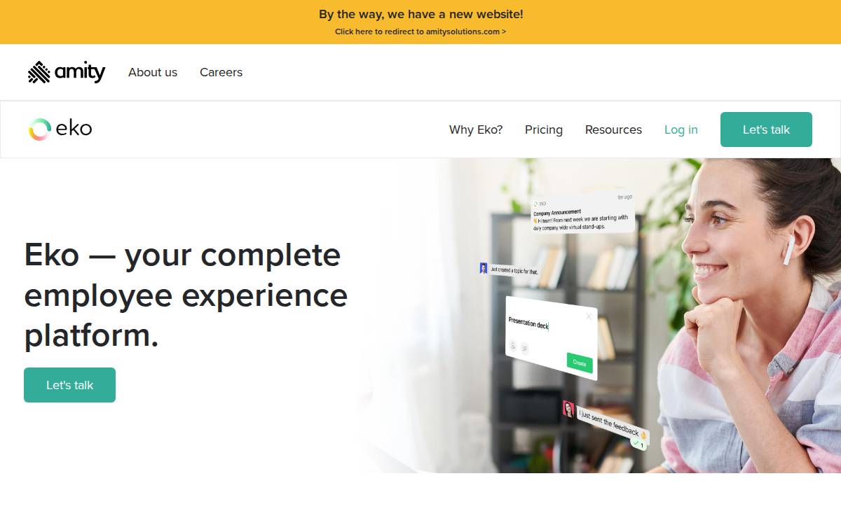 EKO website preview