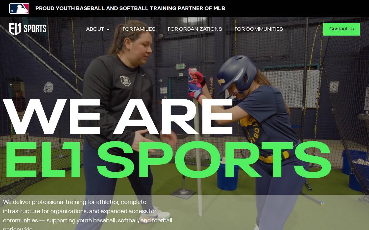 El1Sports website preview