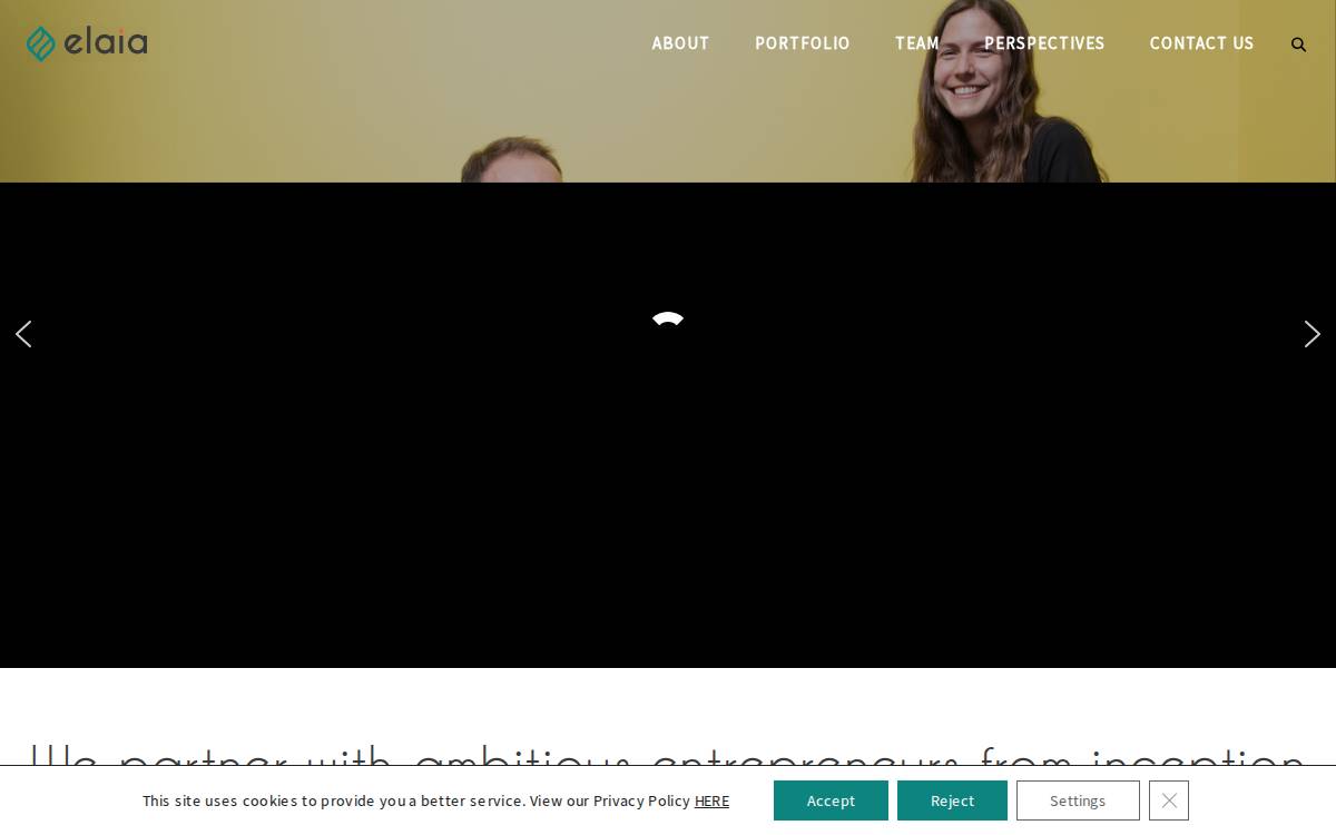 Elaia website preview