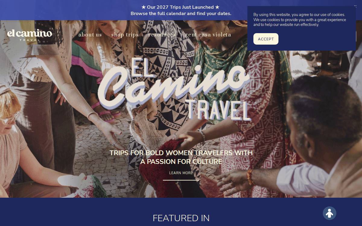 Elcamino website preview