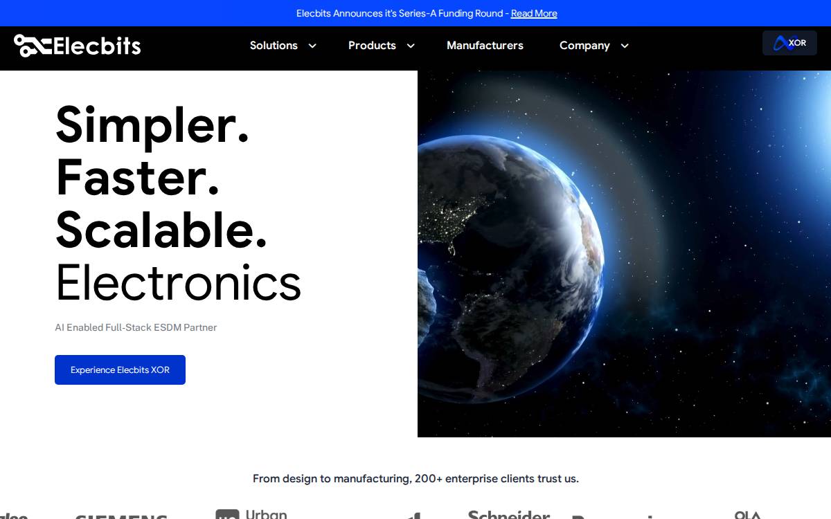 Elecbits website preview