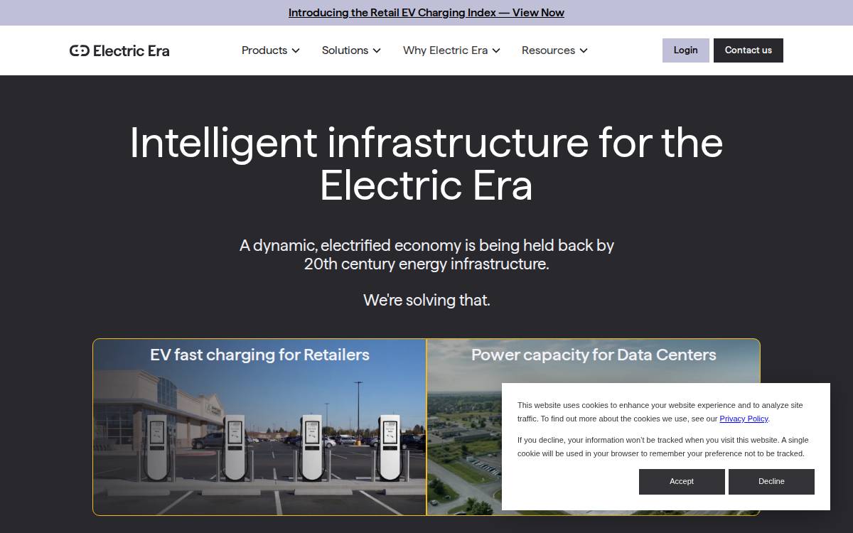 Electric Era Technologies website preview