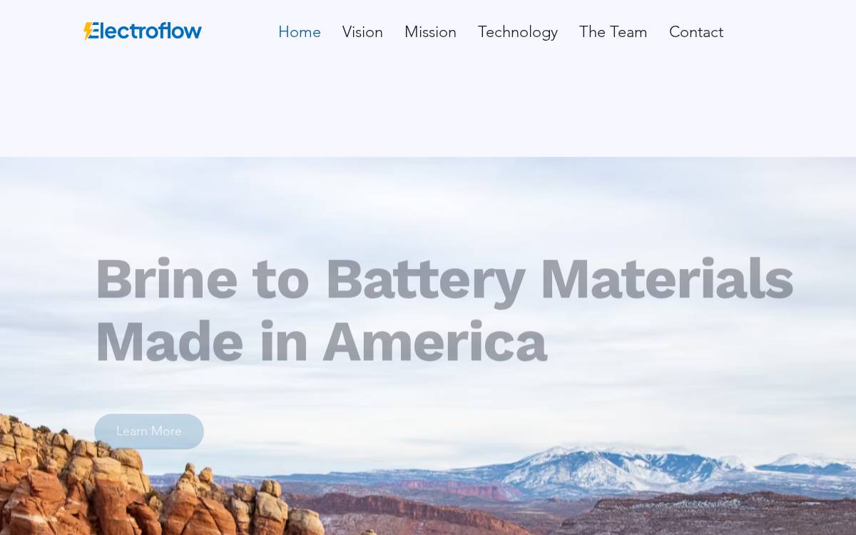 Electroflow website preview