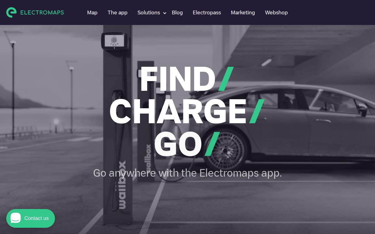 Electromaps website preview