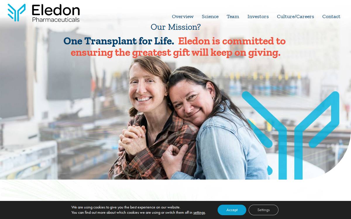 Eledon website preview