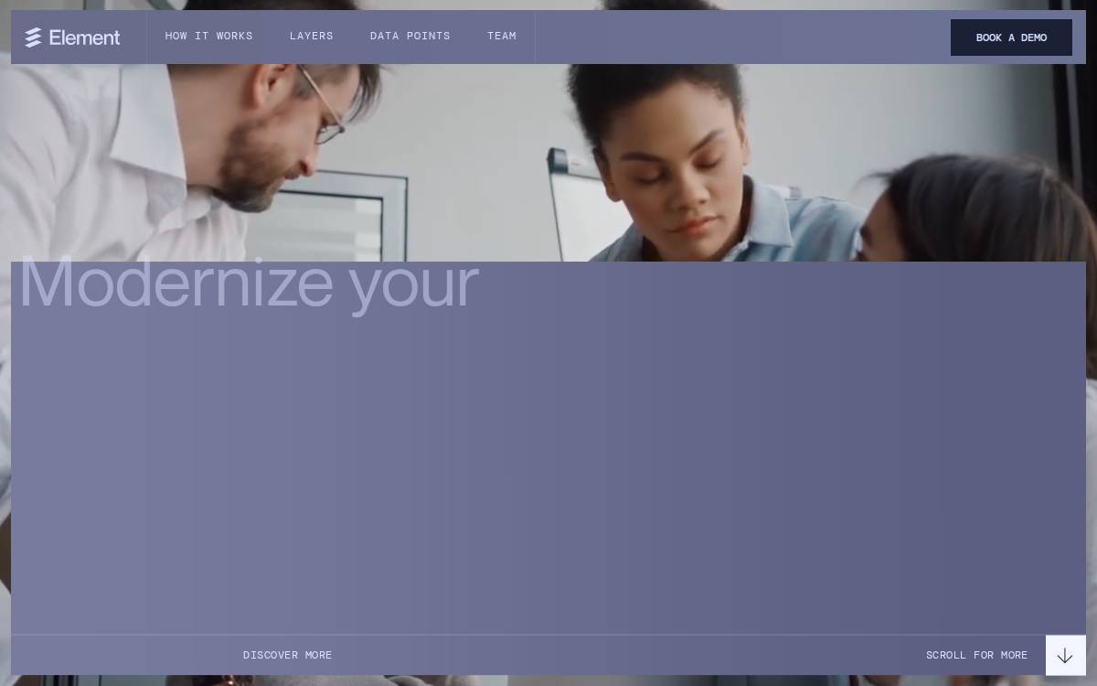 Element website preview