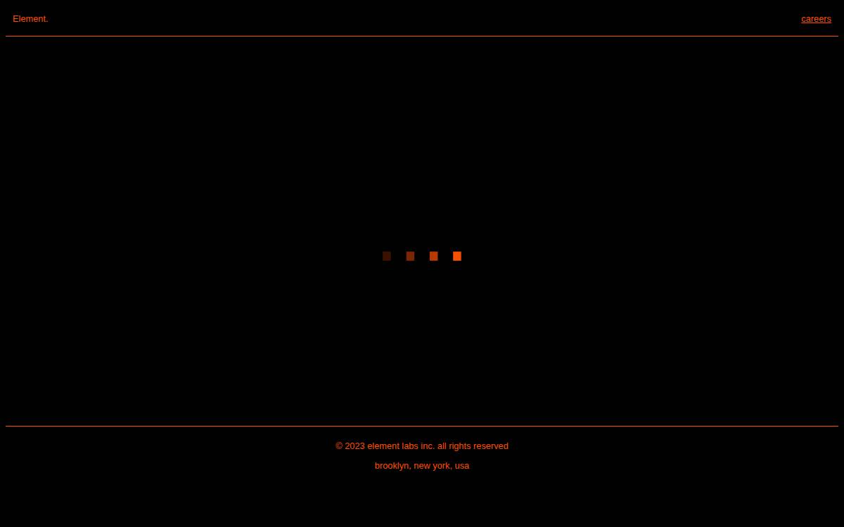 Element Labs website preview