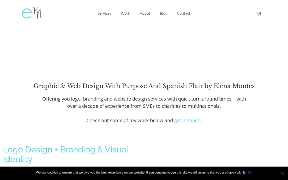 Elena Montes website preview