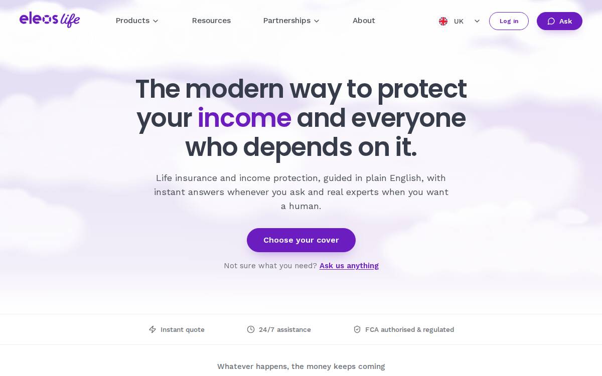 Eleos website preview