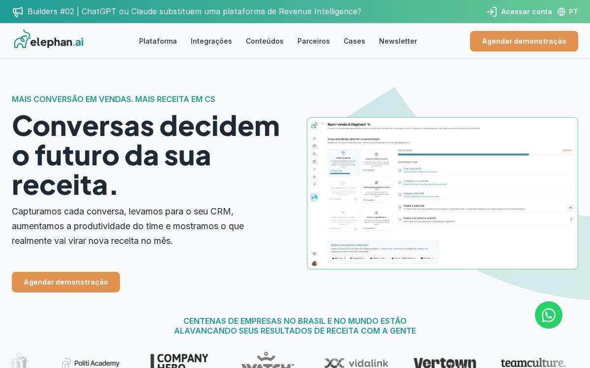 Elephan website preview
