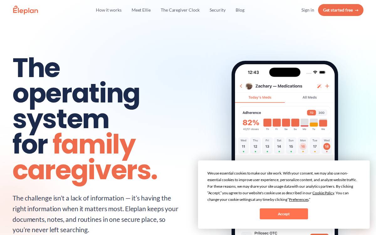Eleplan website preview