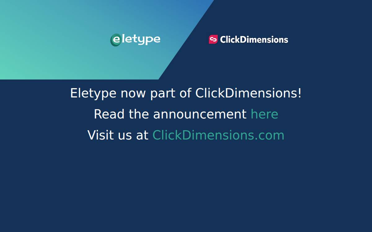Eletype website preview