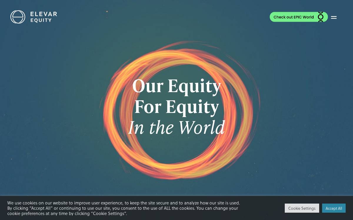 Elevar Equity website preview