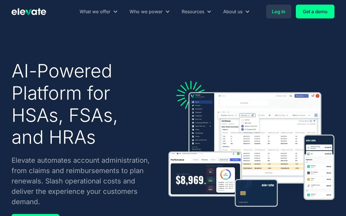Elevate website preview