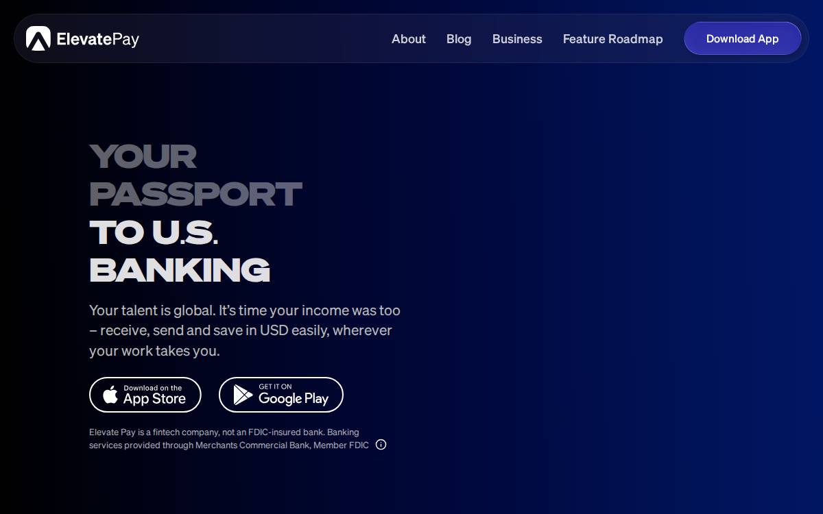 Elevate (formerly Bloom) website preview