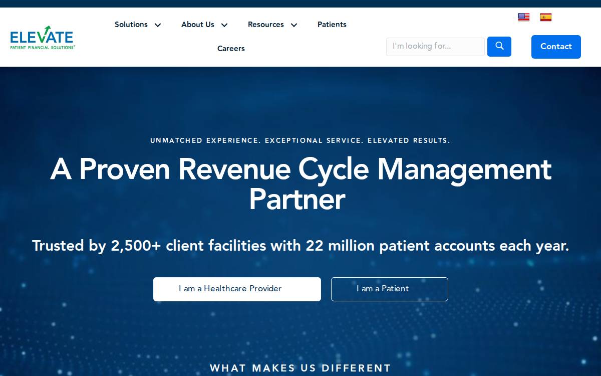 Elevatepfs website preview