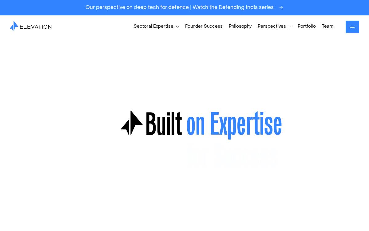 Elevationcapital website preview