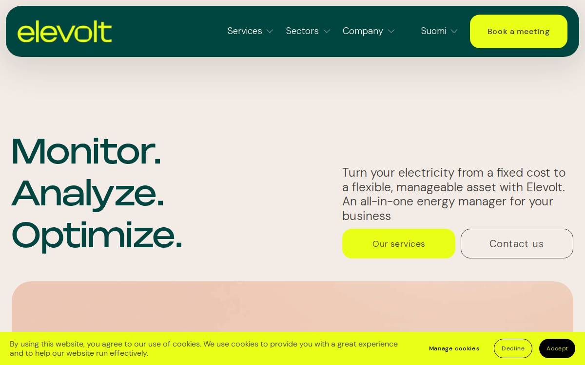 Elevolt website preview