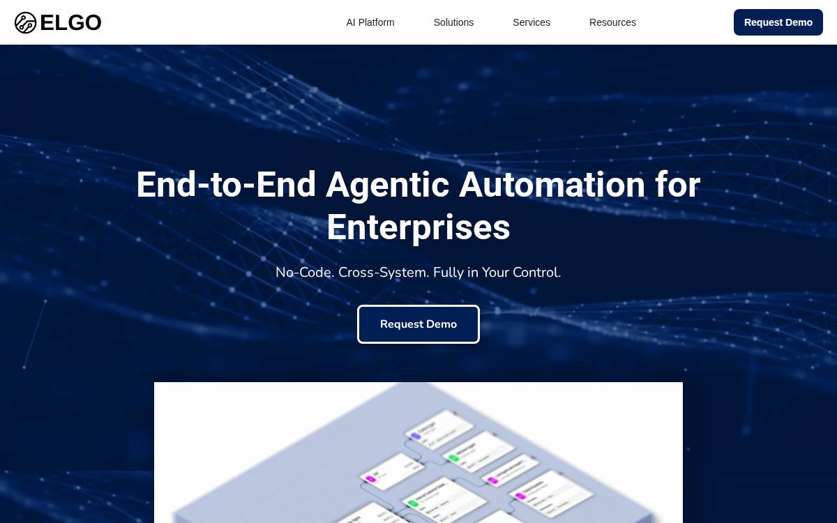Elgo AI website preview