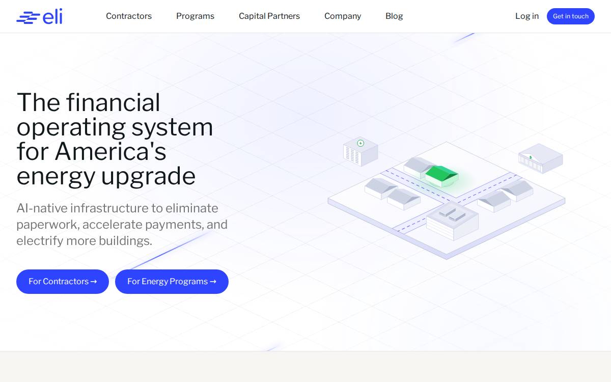 Eli website preview