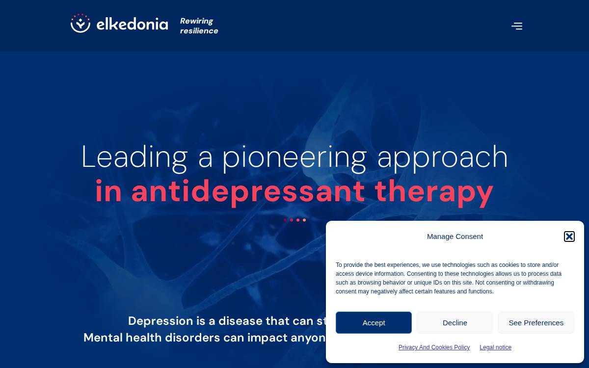 Elkedonia website preview