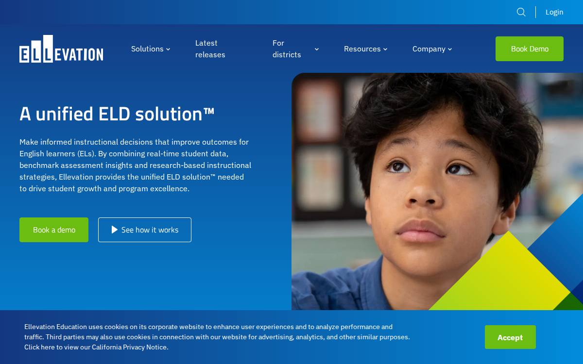 Ellevation, Inc. website preview