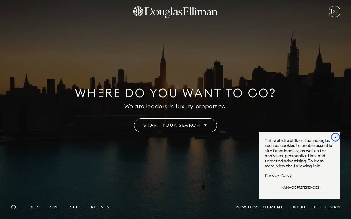 Elliman website preview