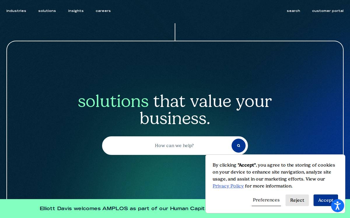 Elliott Davis website preview