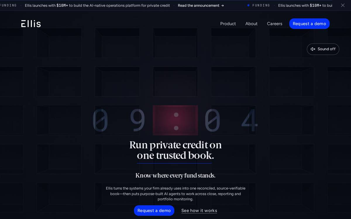 Ellis website preview