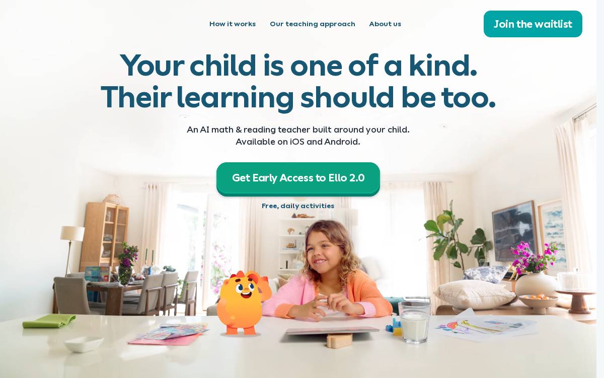 Ello website preview