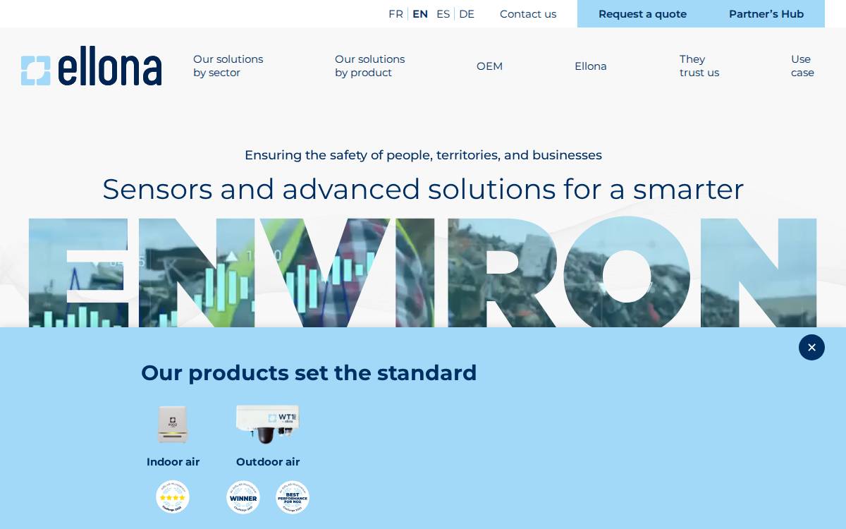 Ellona website preview