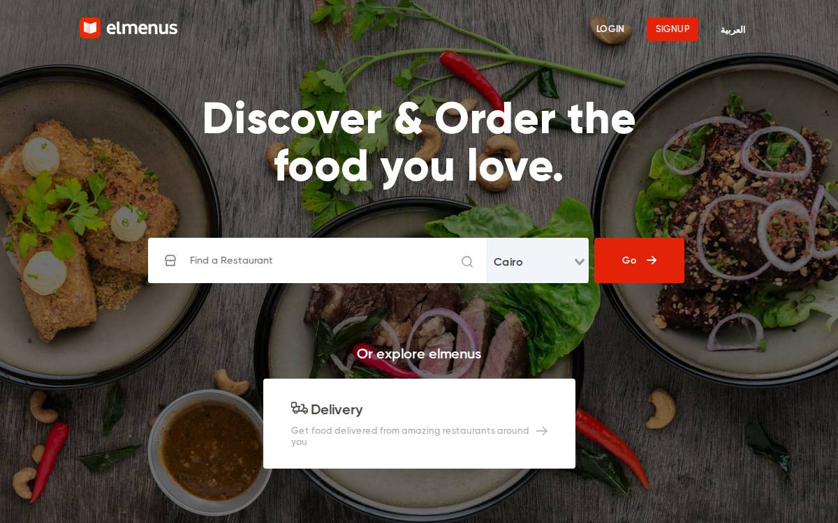 elmenus website preview