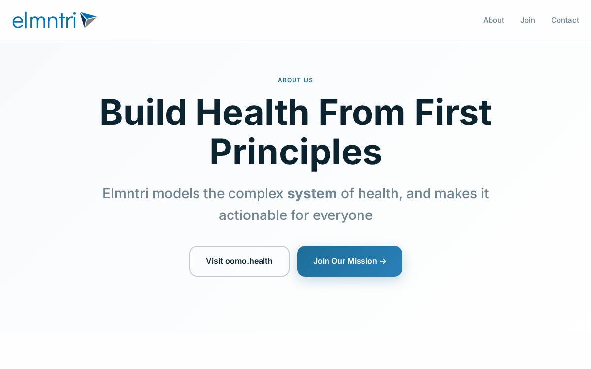 Elmntri website preview