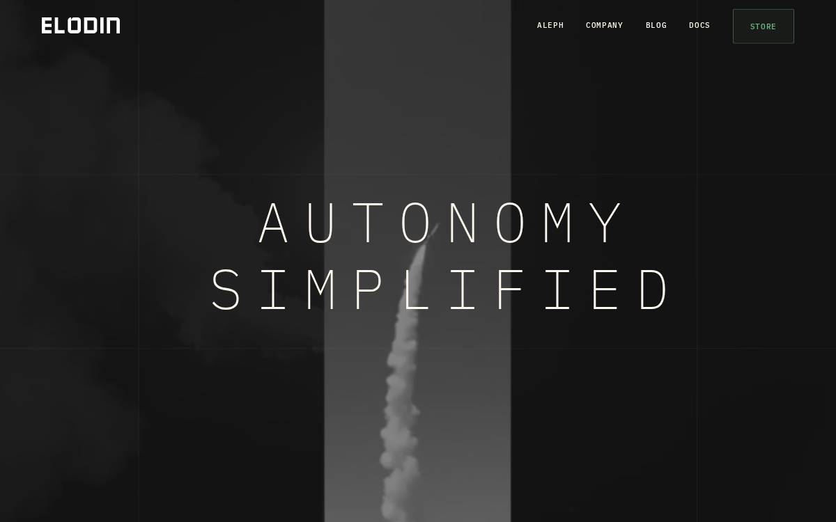 Elodin website preview