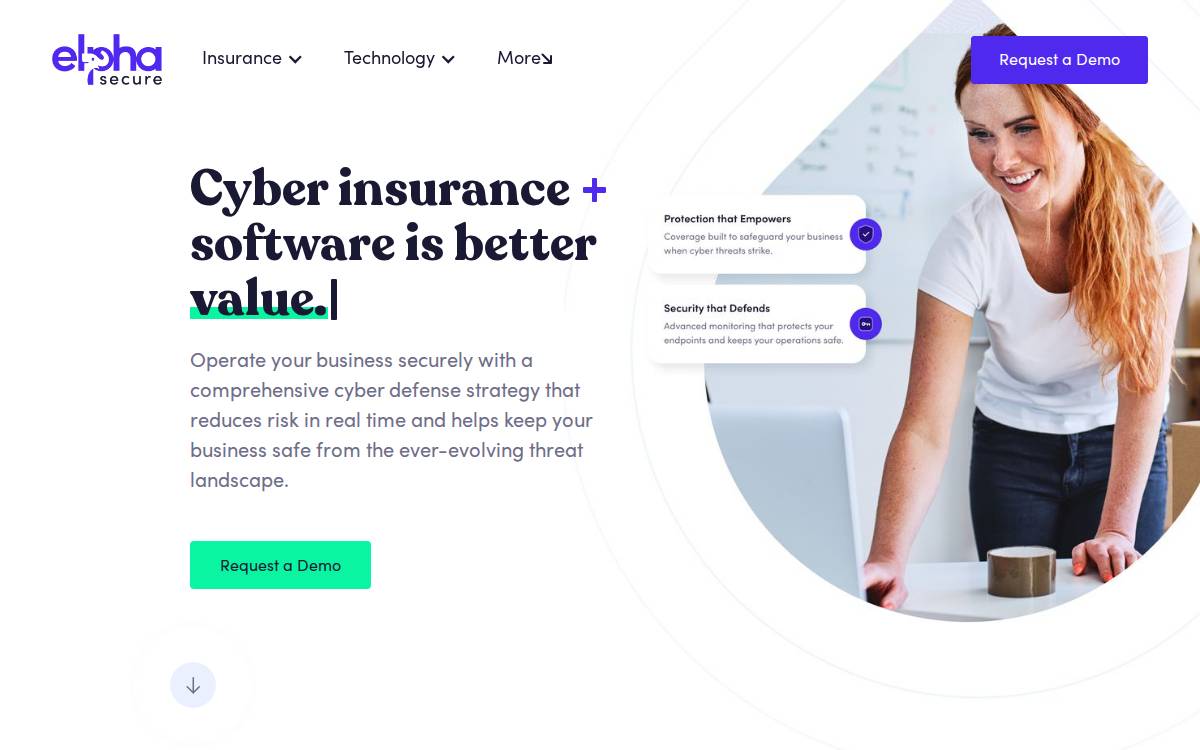 Elpha Secure website preview