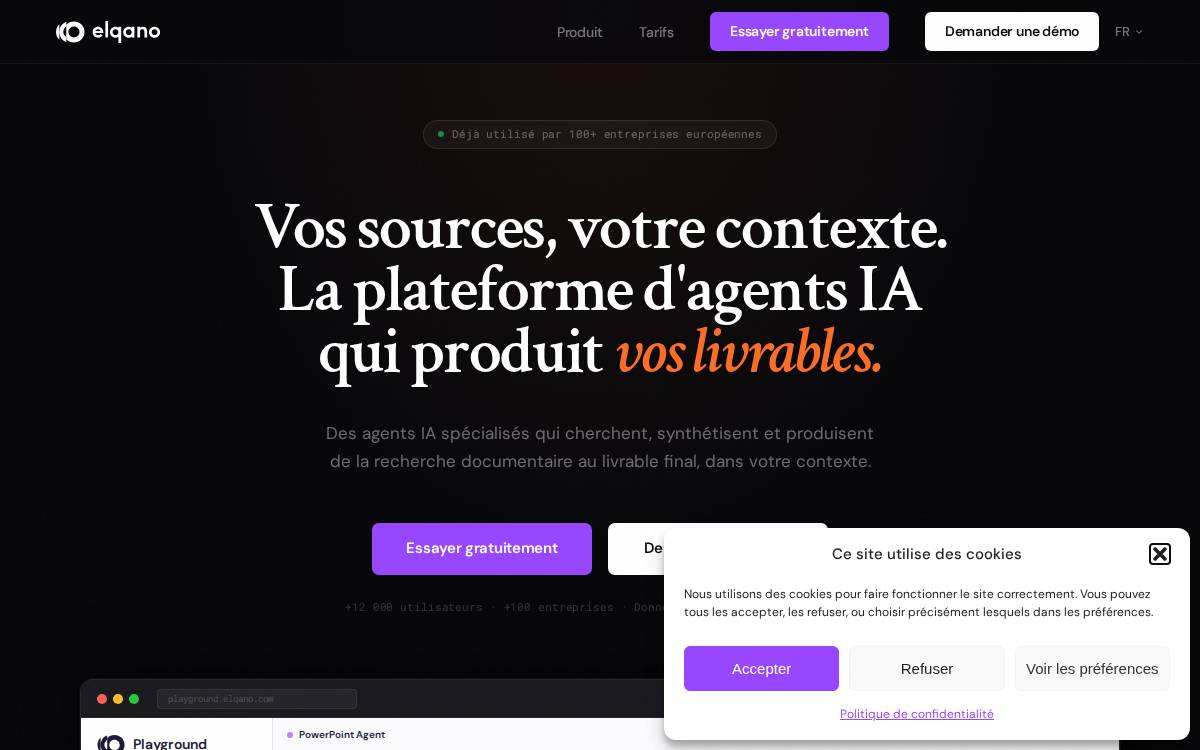 Elqano website preview
