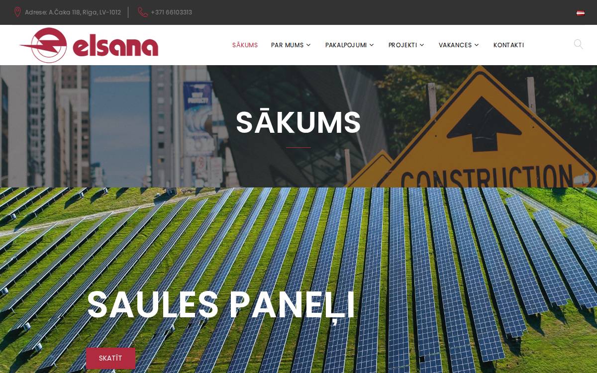 Elsana website preview