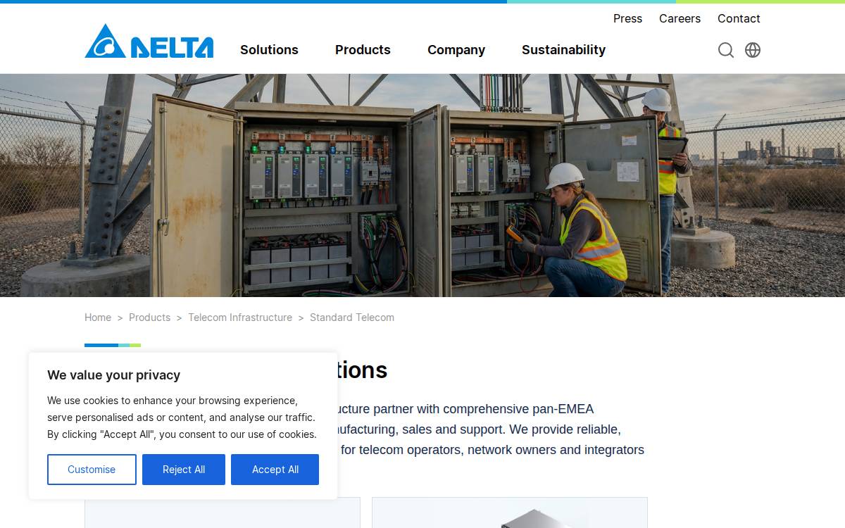 Eltek Group website preview