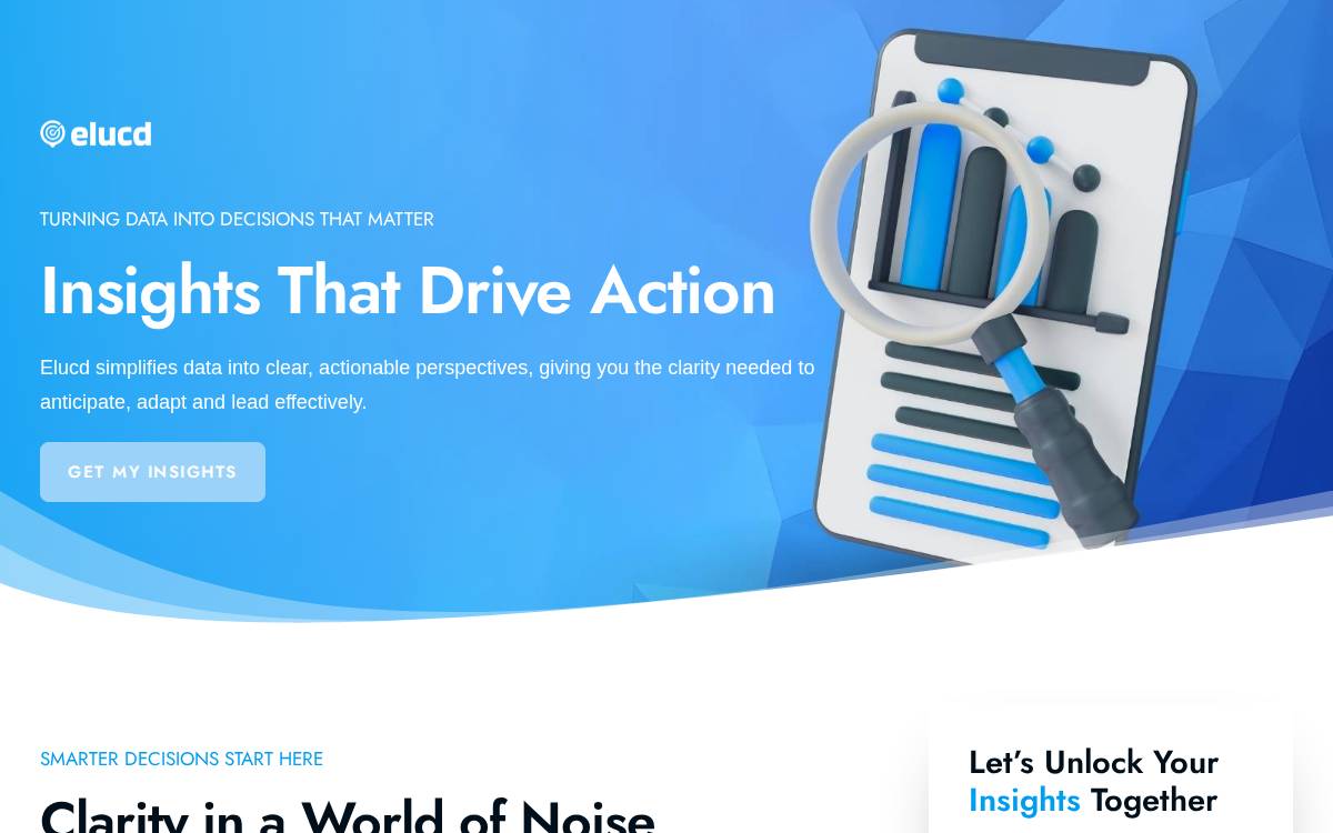 Elucd website preview