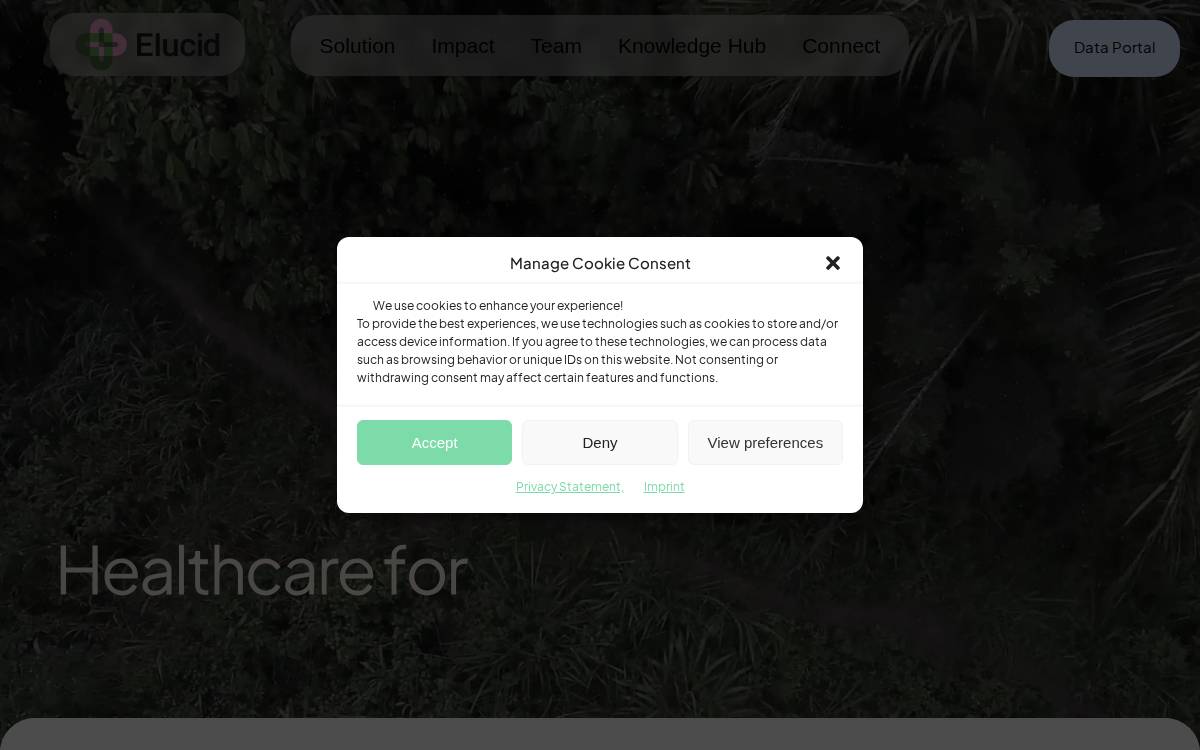 Elucid website preview