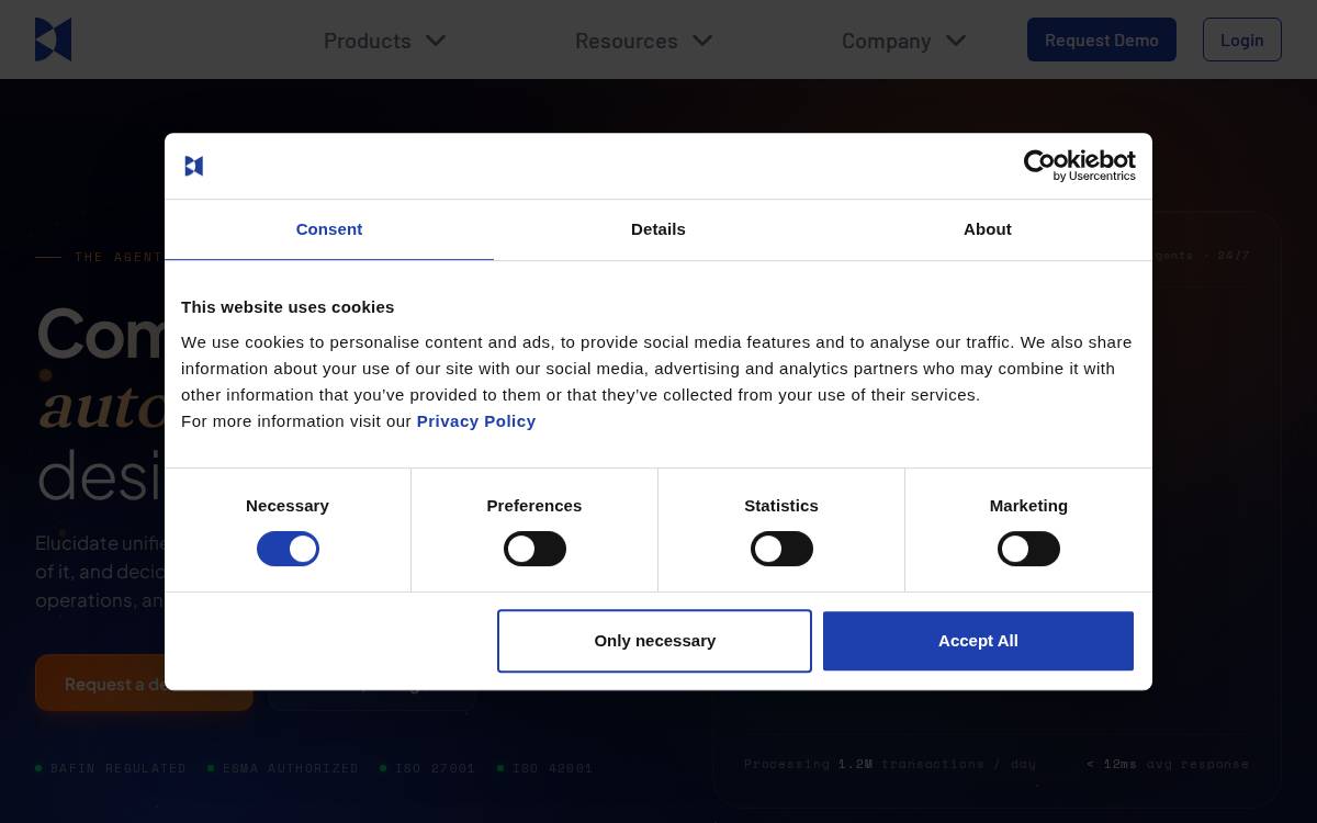 Elucidate website preview