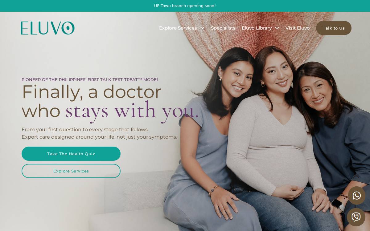 Eluvo website preview