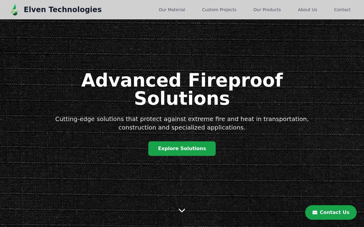 Elventech website preview